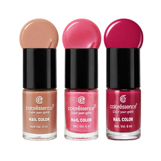 Cute Coats Nail Paint Combo Pack of 3 - The Roseate Combo