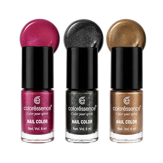 Cute Coats Nail Paint Combo Pack of 3 - The Shimmer Combo