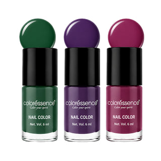 The Wild N Free Combo Pack of 3 - Cute Coats Nail Paints