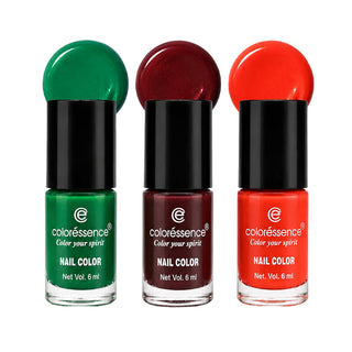 Cute Coats Nail Paint Combo Pack of 3 - The Wild Combo