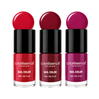 The Din Shagna Da Combo Pack of 3 - Cute Coats Nail Paints