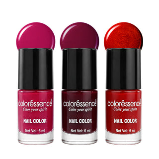The Din Shagna Da Combo Pack of 3 - Cute Coats Nail Paints