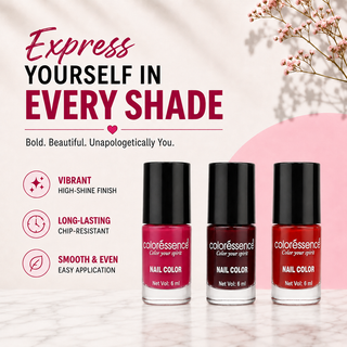 The Din Shagna Da Combo Pack of 3 - Cute Coats Nail Paints