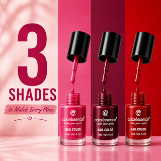 The Din Shagna Da Combo Pack of 3 - Cute Coats Nail Paints