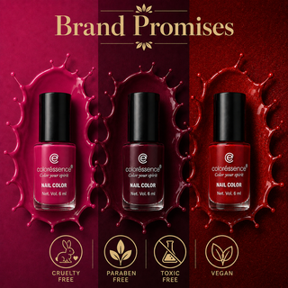 The Din Shagna Da Combo Pack of 3 - Cute Coats Nail Paints