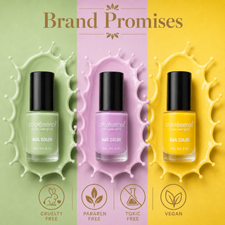 The Pastel Love Combo Pack of 3 - Cute Coats Nail Paints