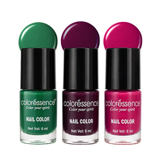 The Wild N Free Combo Pack of 3 - Cute Coats Nail Paints