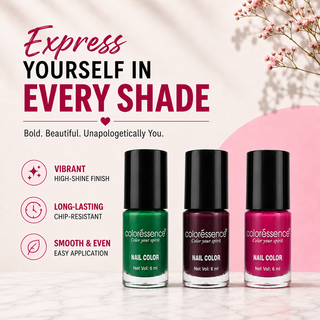 The Wild N Free Combo Pack of 3 - Cute Coats Nail Paints
