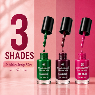 The Wild N Free Combo Pack of 3 - Cute Coats Nail Paints