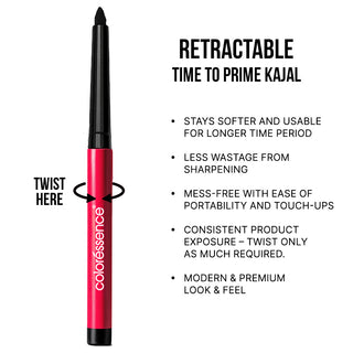 Time to Prime Kajal Pencil -Black