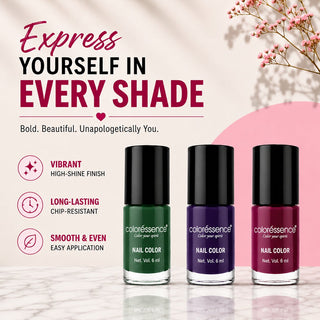 The Wild N Free Combo Pack of 3 - Cute Coats Nail Paints