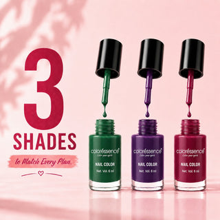 The Wild N Free Combo Pack of 3 - Cute Coats Nail Paints