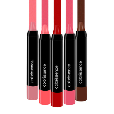 High Pigment Matte Pencil COMBO (Coral, Nude Magic, Disco Pink, Cinnabar, Seduction)