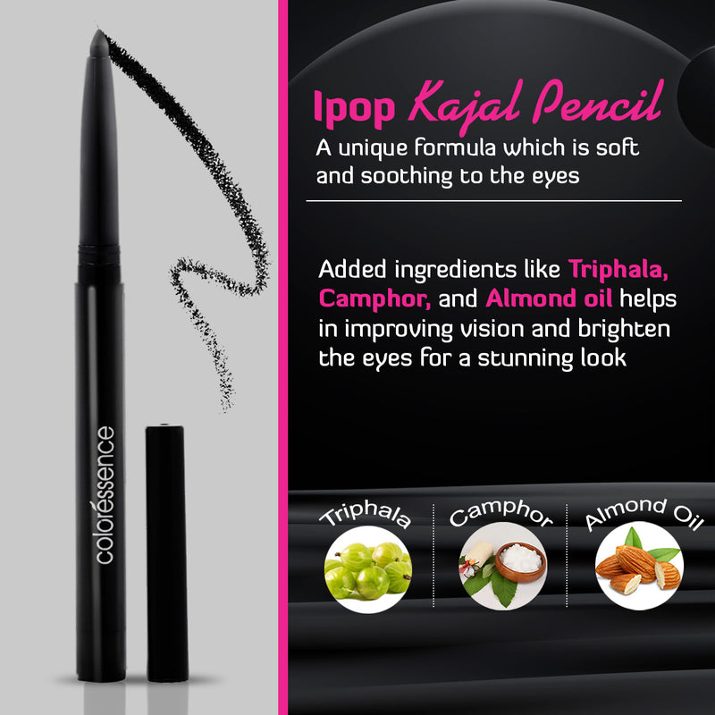 Ipop Kajal Pencil Combo (Black)