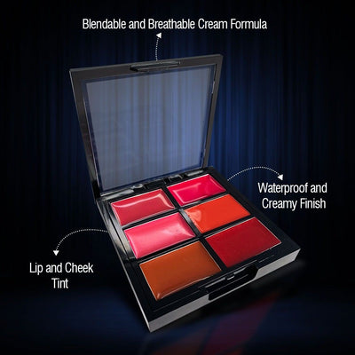 Lip Souffle Moisturising Creamy Multicolor Lipstick Palette